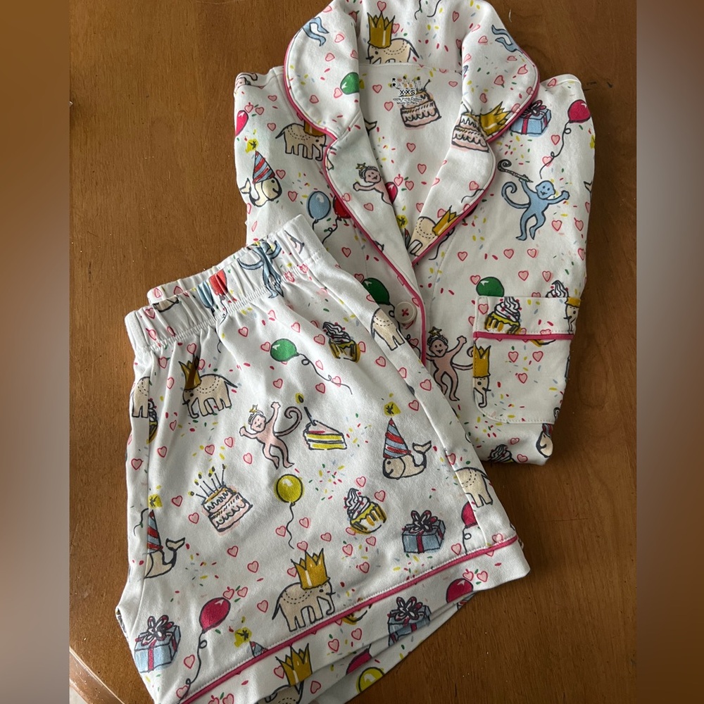 Roller rabbit birthday pajamas